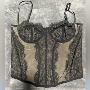 Black Urban outfitters Out From Under Modern Love Corset SIZE large
